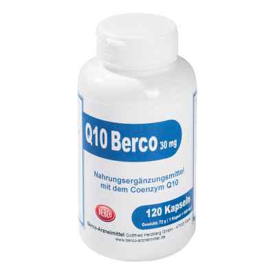 Q10 Berco 30 mg Kapseln 120 stk von Berco-ARZNEIMITTEL PZN 00458420