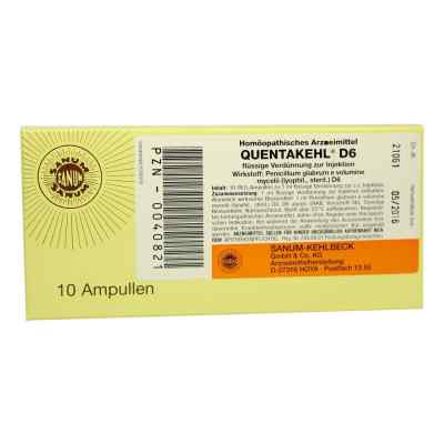 Quentakehl D6 Ampullen 10X1 ml von SANUM-KEHLBECK GmbH & Co. KG PZN 00040821