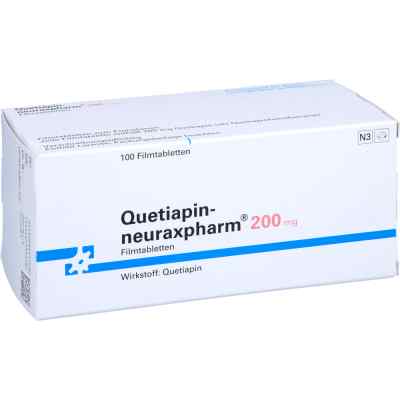 Quetiapin-neuraxpharm 200mg 100 stk von neuraxpharm Arzneimittel GmbH PZN 09445703