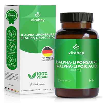 R-Alpha-Liponsäure 300 Mg mit Thioctsäure Kapseln 120 stk von Vitabay CV PZN 18238446