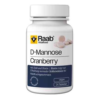 Raab Vitalfood D-Mannose-Cranberry Lutschtabletten 24 stk von Raab Vitalfood GmbH PZN 19304352