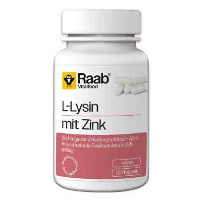 Raab Vitalfood L-Lysin Kapseln 100 stk von Raab Vitalfood GmbH PZN 19304636