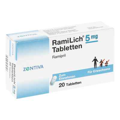RamiLich 5mg 20 stk von Zentiva Pharma GmbH PZN 01983625