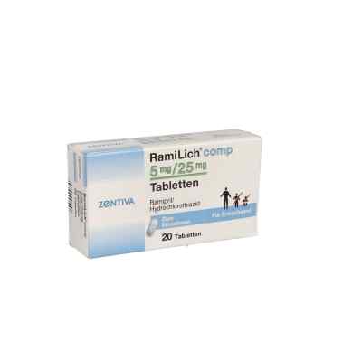 Ramilich compositus 5 mg/25 mg Tabletten 20 stk von Zentiva Pharma GmbH PZN 01984027