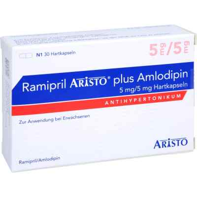 Ramipril Aristo plus Amlodipin 5 mg/5 mg Hartkps 30 stk von Aristo Pharma GmbH PZN 13880304