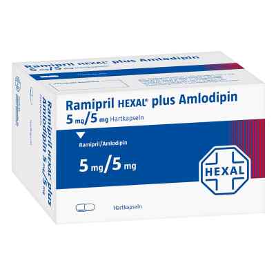 Ramipril Hexal plus Amlodipin 5 mg/5 mg hartkapsel 100 stk von Hexal AG PZN 09635102