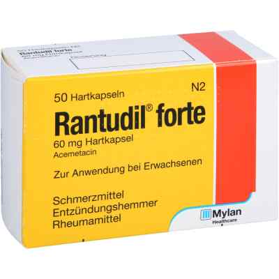 Rantudil forte Hartkapseln 50 stk von Viatris Healthcare GmbH PZN 02244982