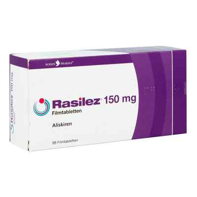 Rasilez 150 mg Filmtabletten 98 stk von NODEN PHARMA DAC PZN 04045695