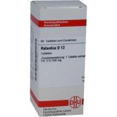 Ratanhia D12 Tabletten 80 stk von DHU-Arzneimittel GmbH & Co. KG PZN 07178652
