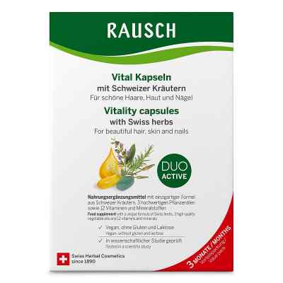 Rausch Vital Kapseln M.schweizer Kräuter 3 Monate 3X30X2 stk von RAUSCH (Deutschland) GmbH PZN 19508126