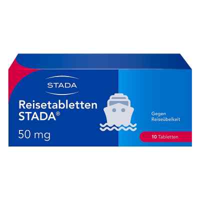 Reisetabletten STADA 50mg Dimenhydrinat bei Reiseübelkeit 10 stk von STADA Consumer Health Deutschlan PZN 00749672
