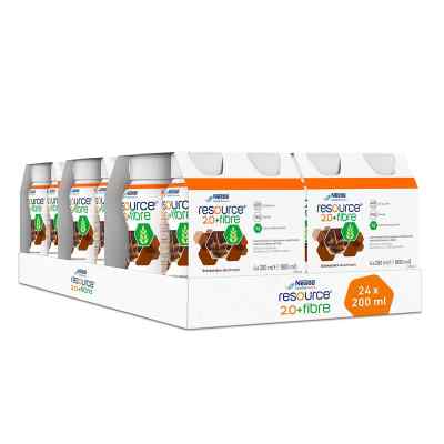 Resource 2.0 + fibre Schokolade 6X4X200 ml von Nestle Health Science (Deutschland) GmbH PZN 20042839