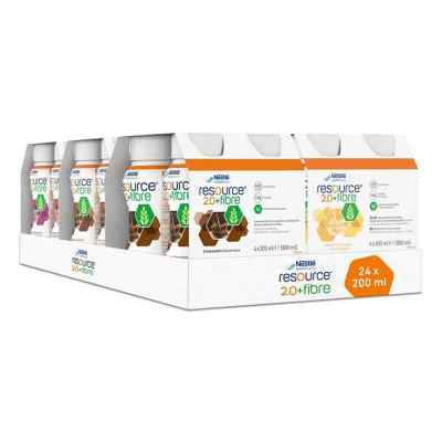 Resource 2.0+fibre Mischkarton 6X4X200 ml von Nestle Health Science (Deutschland) GmbH PZN 02820658