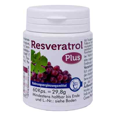 Resveratrol plus Kapseln 60 stk von Pharma Peter GmbH PZN 03244346