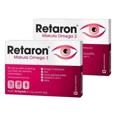 Retaron Makula Omega-3 Kapseln 2x30 stk von URSAPHARM Arzneimittel GmbH PZN 08107020