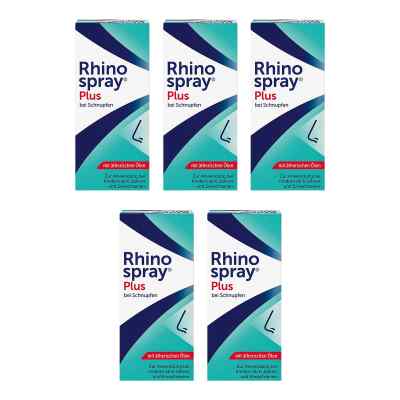 Rhinospray Plus bei Schnupfen mit Feindosierer 5x10 ml von A. Nattermann & Cie GmbH PZN 08105452
