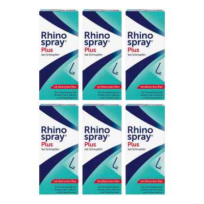 Rhinospray Plus bei Schnupfen mit Feindosierer 6x10 ml von A. Nattermann & Cie GmbH PZN 08105453