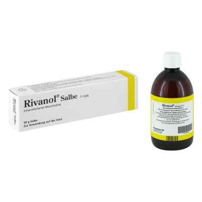 Rivanol Salbe + Lösung 1 Pck von DERMAPHARM AG PZN 08104872