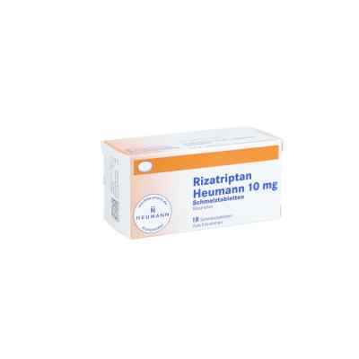 Rizatriptan Heumann 10 mg Schmelztabletten 18 stk von HEUMANN PHARMA GmbH & Co. Generica KG PZN 11871459