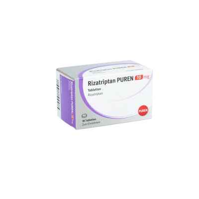 Rizatriptan Puren 10 mg Tabletten 18 stk von PUREN Pharma GmbH & Co. KG PZN 14299149