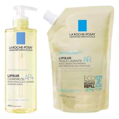 Roche-posay Lipikar Dusch- und Badeöl + Nachfüllpack 2 Pck von  PZN 08102185