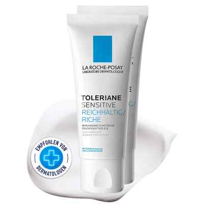 Roche-posay Toleriane Sensitive Reichhaltige Creme 2x40 ml von L'Oreal Deutschland GmbH PZN 08102862