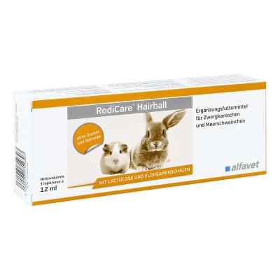 Rodicare Hairball Suspension für meerschw./zwergkaninchen 3X12 ml von alfavet Tierarzneimittel GmbH PZN 13360734