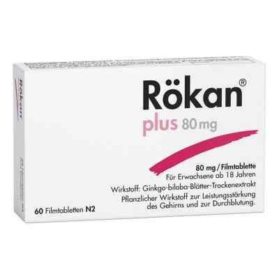 Rökan plus 80 mg 60 stk von Dr.Willmar Schwabe GmbH & Co.KG PZN 07258747