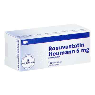 Rosuvastatin Heumann 5 mg Filmtabletten 100 stk von HEUMANN PHARMA GmbH & Co. Generica KG PZN 12397362