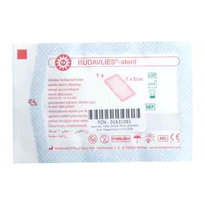Rudavlies-steril Verbandpflaster5x7 cm 1 stk von 1001 Artikel Medical GmbH PZN 01631091