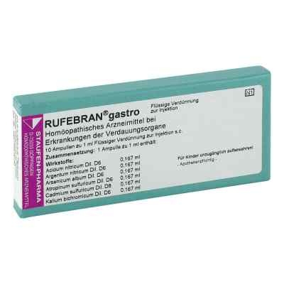 Rufebran gastro Ampullen 10 stk von COMBUSTIN Pharmazeutische Präpar PZN 03799245