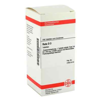 Ruta D3 Tabletten 200 stk von DHU-Arzneimittel GmbH & Co. KG PZN 02930559