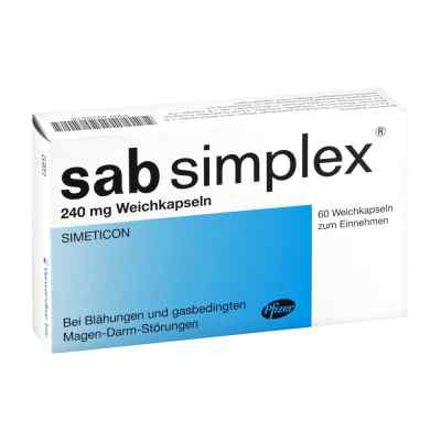 Sab simplex 240 mg Weichkapseln 60 stk von Pfizer Pharma GmbH PZN 09422576