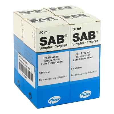 Sab simplex 4X30 ml von Pharma Gerke Arzneimittelvertrie PZN 00179281