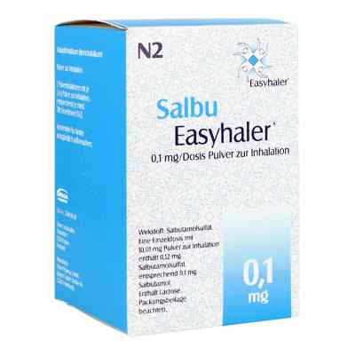 Salbu Easyhaler 0,1 mg 200 Ed Inhalationspulver 2 stk von ORION Pharma GmbH PZN 06102049