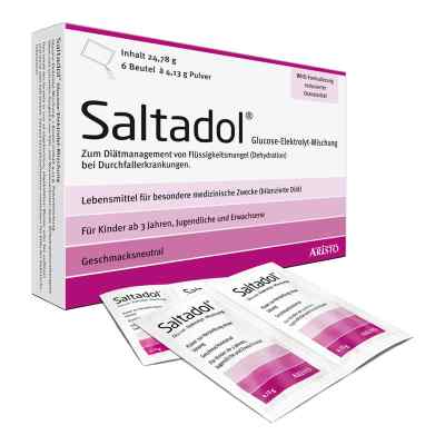 Saltadol Glucose-Elektrolyt-Mischung 6 stk von Aristo Pharma GmbH PZN 11661762