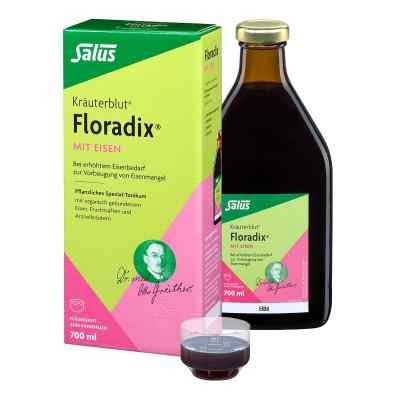 Salus Kräuterblut Floradix mit Eisen 700 ml von SALUS Pharma GmbH PZN 20121154