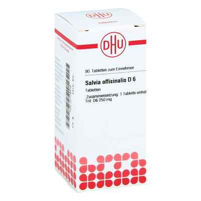 Salvia Officinalis D6 Tabletten 80 stk von DHU-Arzneimittel GmbH & Co. KG PZN 07179479