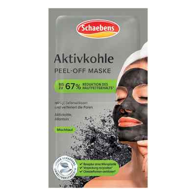 Schaebens Aktivkohle Peel-off Maske 2X8 ml von A. Moras & Comp. GmbH & Co. KG PZN 13862281