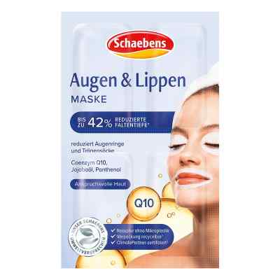 Schaebens Augen & Lippen Maske 1 stk von A. Moras & Comp. GmbH & Co. KG PZN 10830381