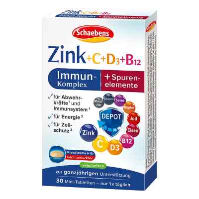 Schaebens Zink Immun Kur Tabletten 30 stk von A. Moras & Comp. GmbH & Co. KG PZN 15581497