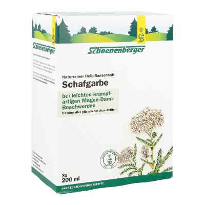 Schafgarbensaft Schoenenberger 3X200 ml von SALUS Pharma GmbH PZN 00700128