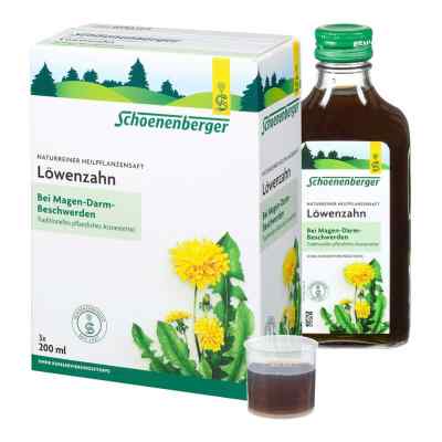 Schoenenberger Naturreiner Heilpflanzensaft Löwenzahn 3X200 ml von SALUS Pharma GmbH PZN 00700051