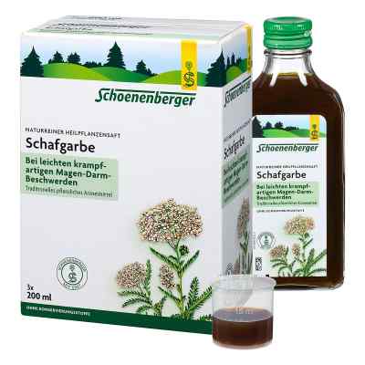Schoenenberger Naturreiner Heilpflanzensaft Schafgarbe 3X200 ml von SALUS Pharma GmbH PZN 00700128