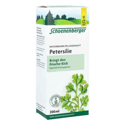 Schoenenberger Naturreiner Pflanzensaft Petersilie 200 ml von SALUS Pharma GmbH PZN 00700080