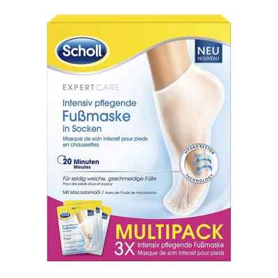 Scholl intensiv pflegende Fussmaske in Socken