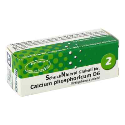 Schuckmineral Globuli 2 Calcium phosphoricum D6 7.5 g von SCHUCK GmbH Arzneimittelfabrik PZN 05122423