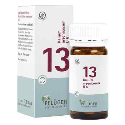 Schüßler-Salze Biochemie Pflüger 13 Kalium arsenic.D 6 Tbl. 100 stk von Homöopathisches Laboratorium Alexander Pflüger Gmb PZN 06321188