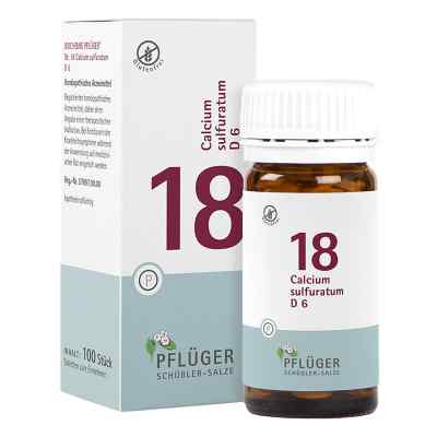 Schüßler-Salze Biochemie Pflüger 18 Calcium sulfurat.D 6 Tbl. 100 stk von Homöopathisches Laboratorium Alexander Pflüger Gmb PZN 06322383