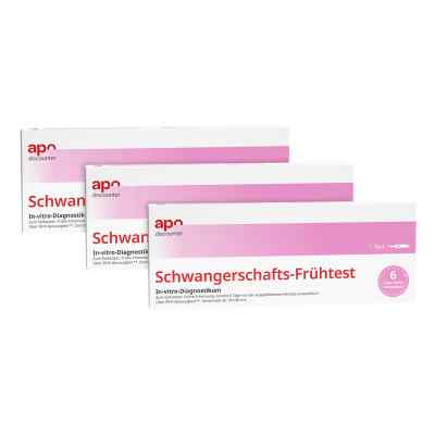 Schwangerschaftstest Frühtest von apodiscounter 3x1 stk von PXG Pharma GmbH PZN 08103034